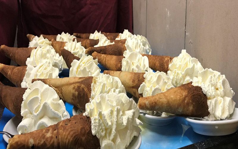 Cornets à la crème